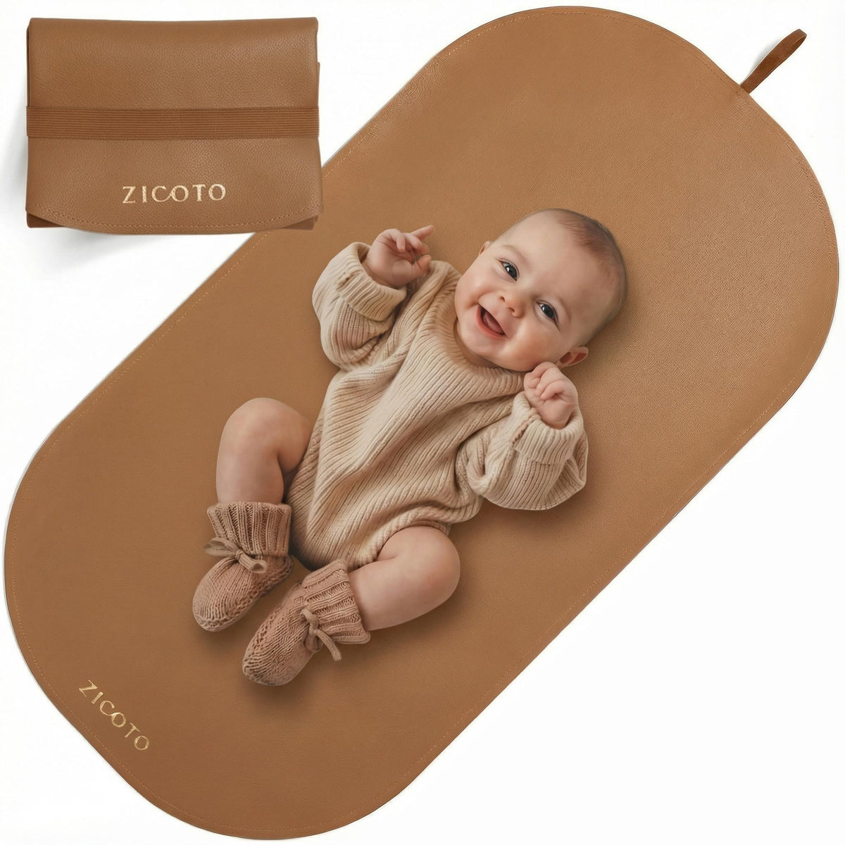 ZICOTO Portable Waterproof Diaper Changing Mat