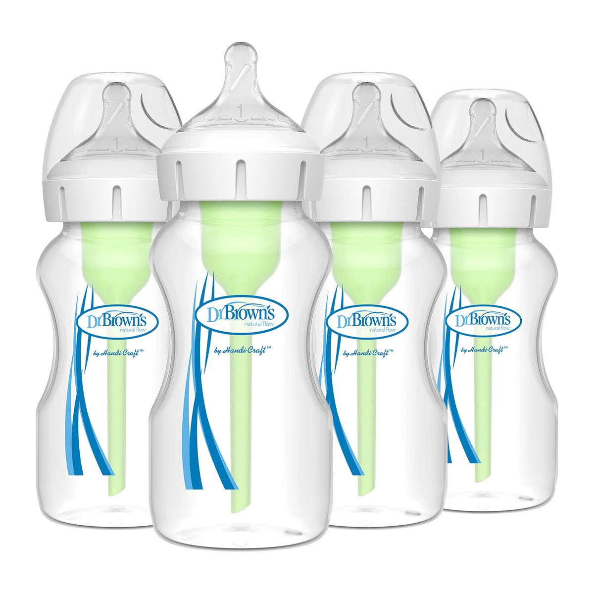 Dr. Brown’s Wide-Neck Anti-Colic Baby Bottles