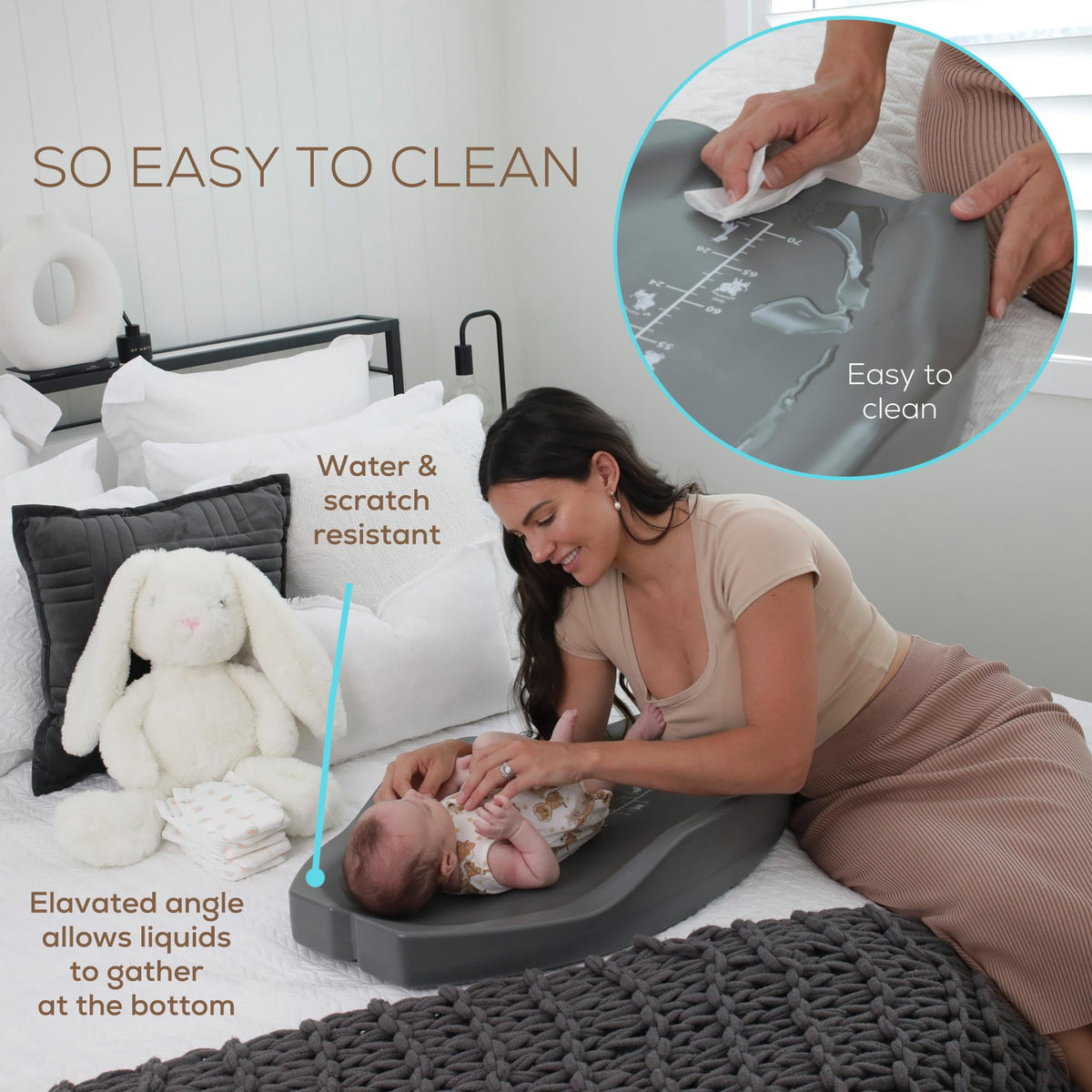 Apricity Wipe-Clean Baby Changing Pad