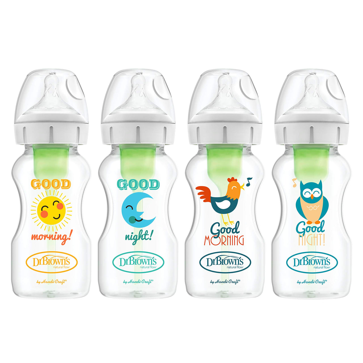 Dr. Brown’s Wide-Neck Anti-Colic Baby Bottles