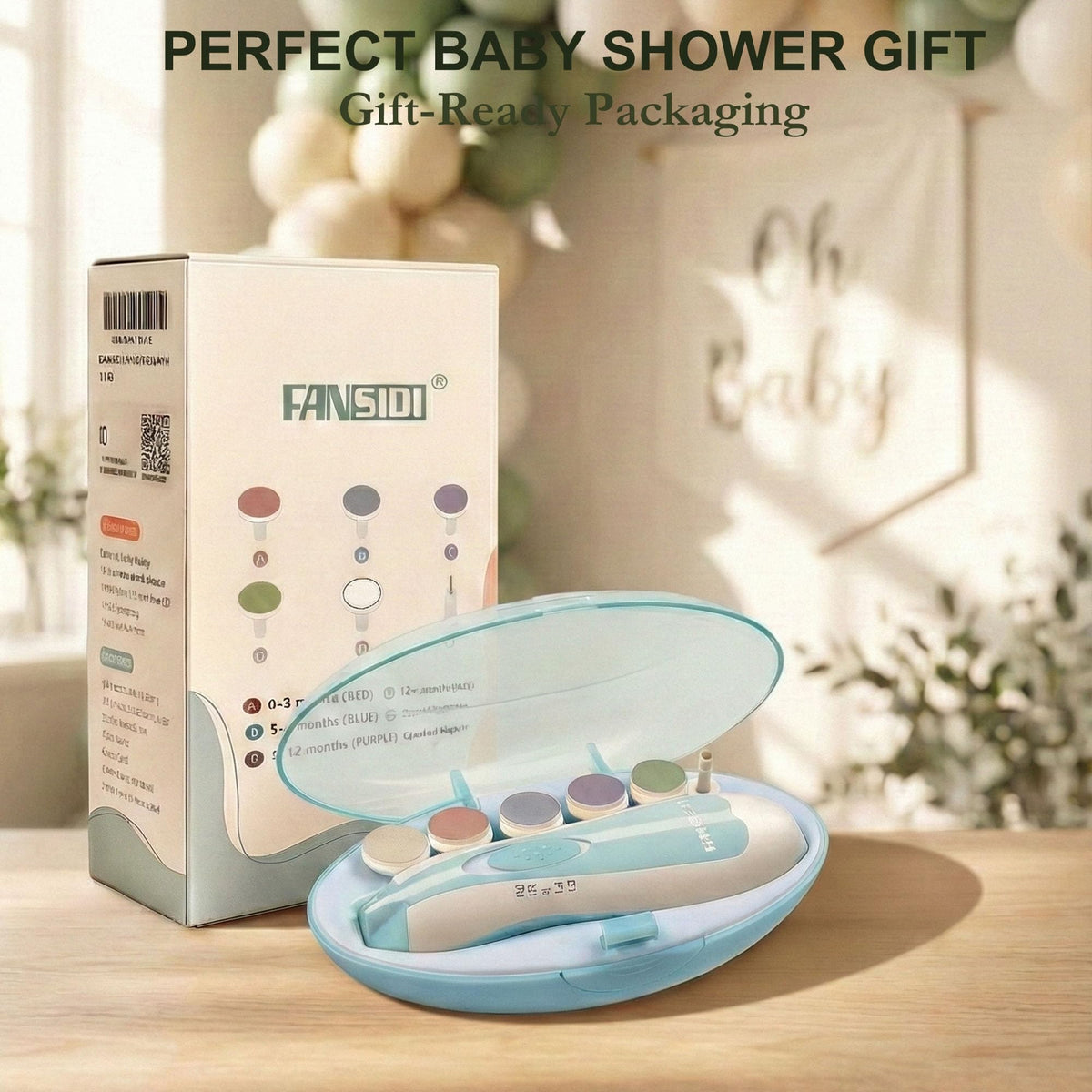 FANSIDI Electric Baby Nail Trimmer
