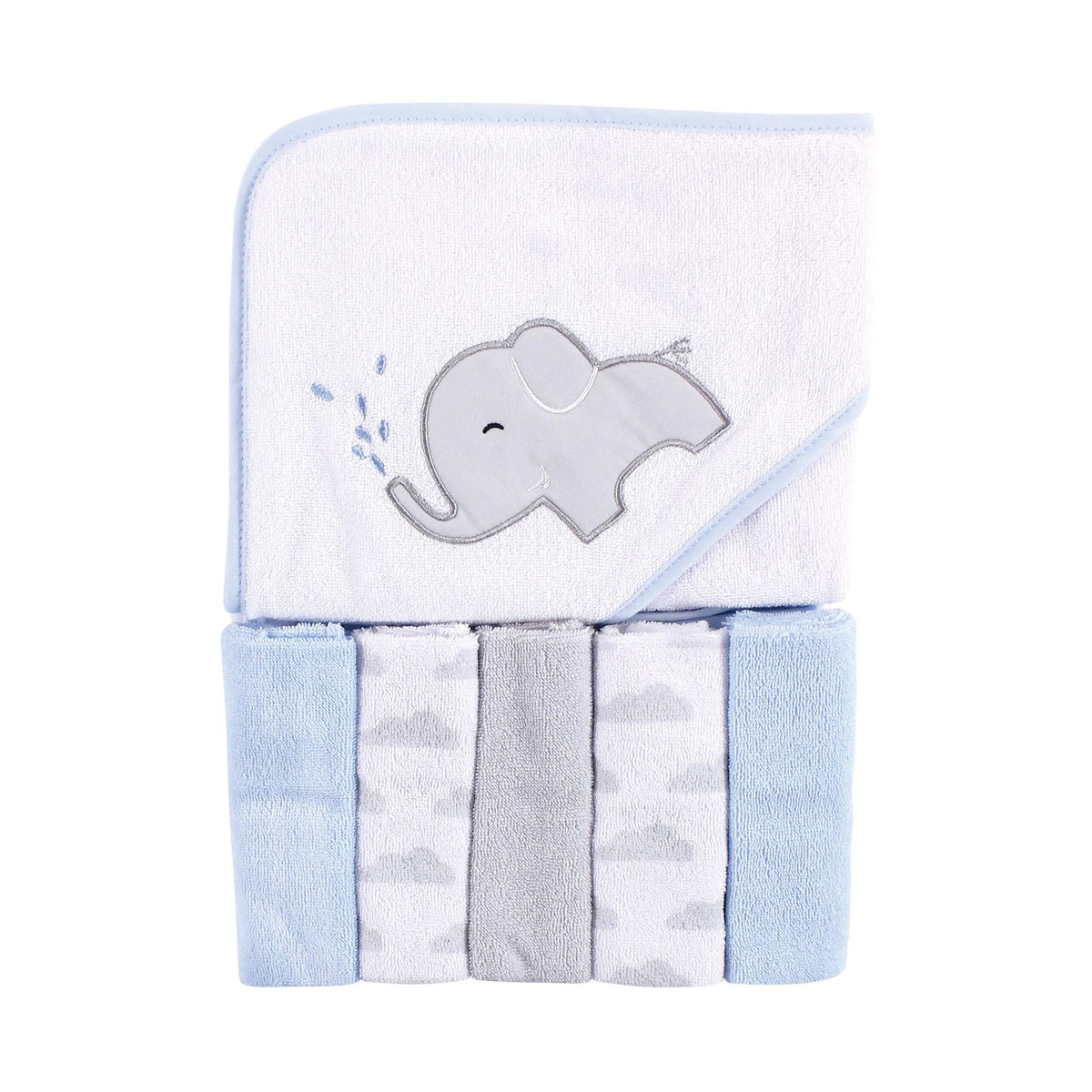 Luvable Friends Hooded Towel and Washcloth Set