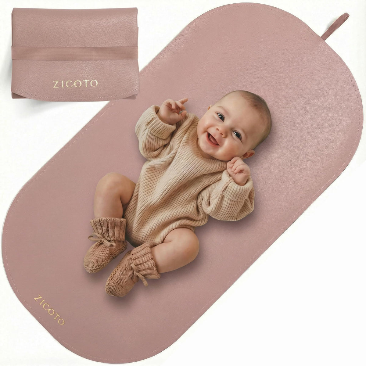 ZICOTO Portable Waterproof Diaper Changing Mat