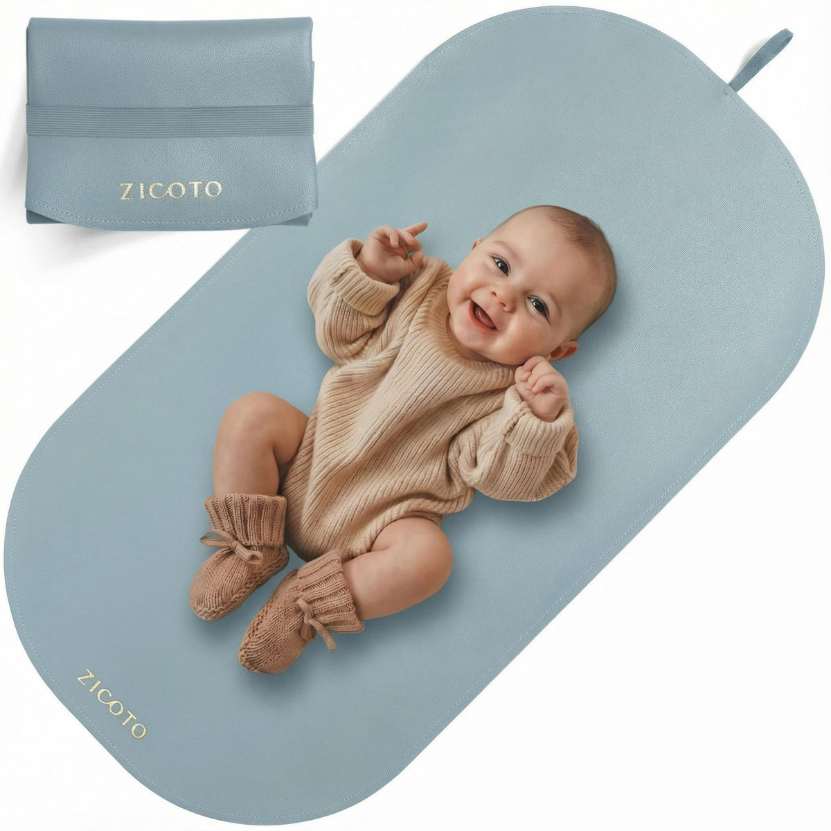 ZICOTO Portable Waterproof Diaper Changing Mat