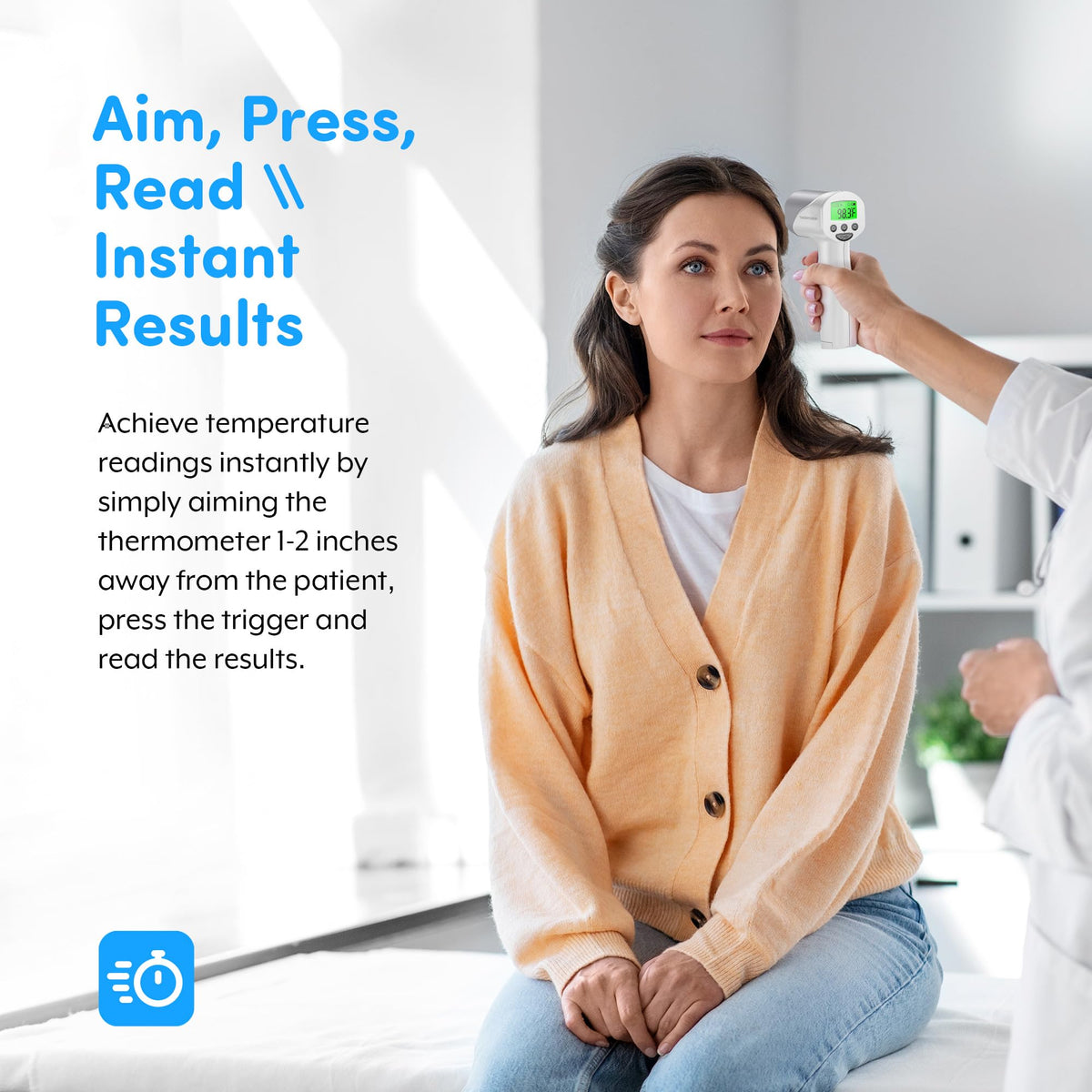 Touchless Infrared Forehead Thermometer