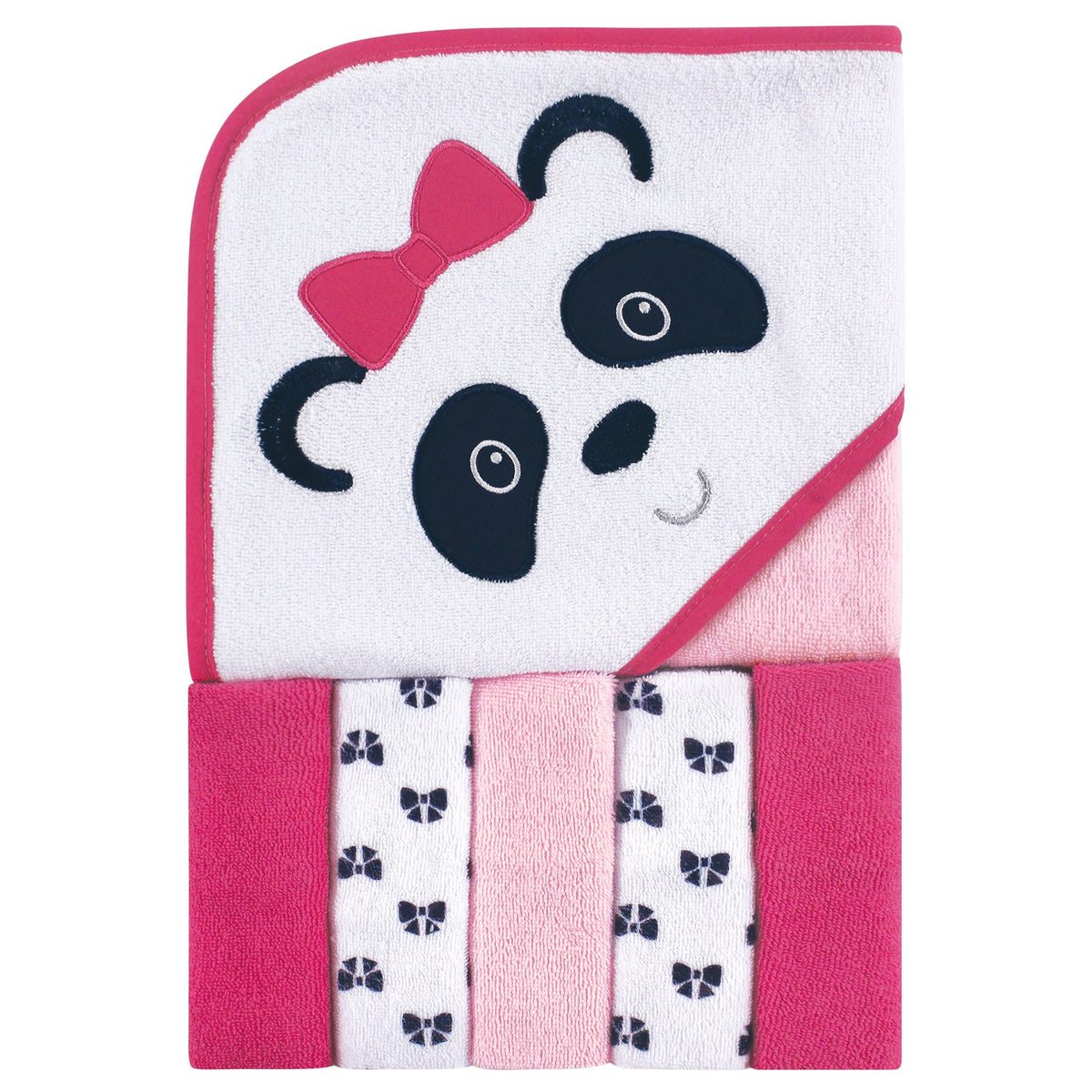 Luvable Friends Hooded Towel and Washcloth Set